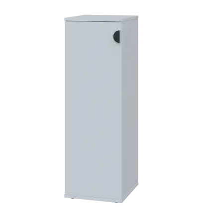 TN 3 - 3D kancelářská skříň, 1-dveřová, levá, 1107x360x400, bílá